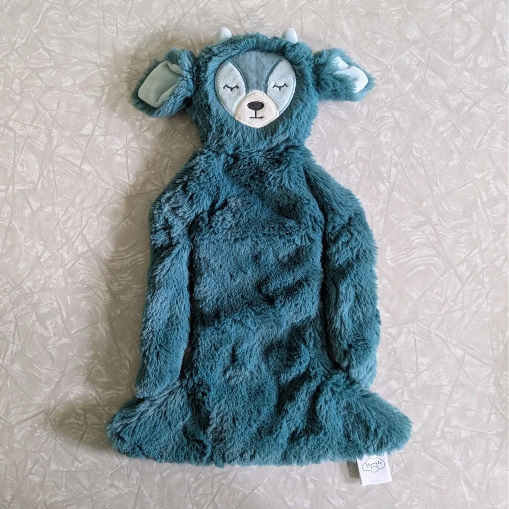Slumberkins Jade Ibex Snuggler Teal Green Plush Stuffed Animal Lovey